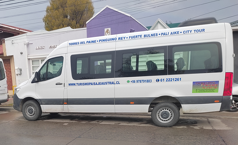Transporte de pasajeros Torres del Paine